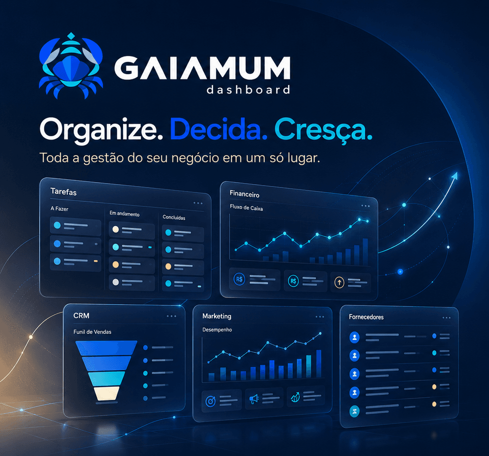 Gaiamum Dashboard: organize, decida, cresça